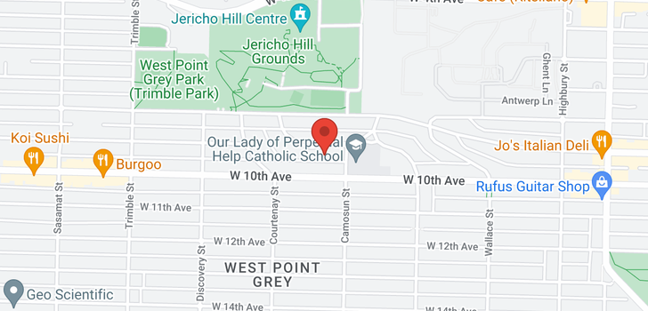 map of 4140 CROWN CRESCENT
